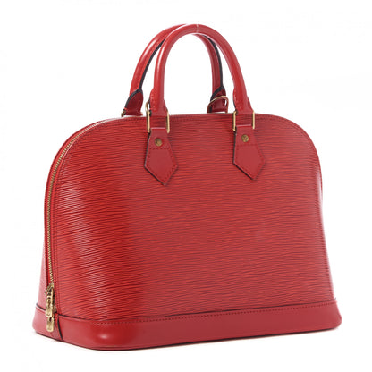 Louis Vuitton Epi Alma PM Castillan Red 3 of 9