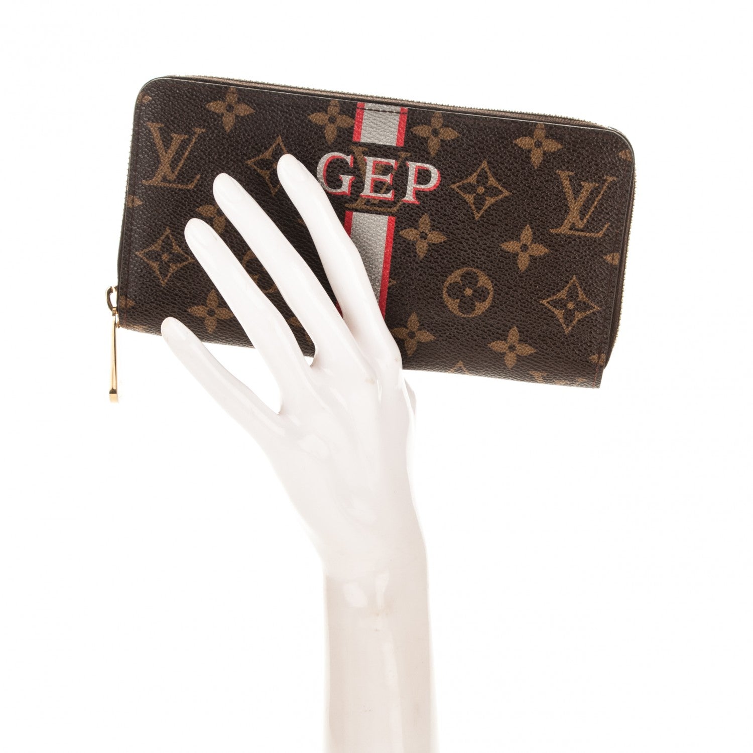 Louis Vuitton Monogram My LV Heritage Zippy Wallet Gris Rouge 2 of 7