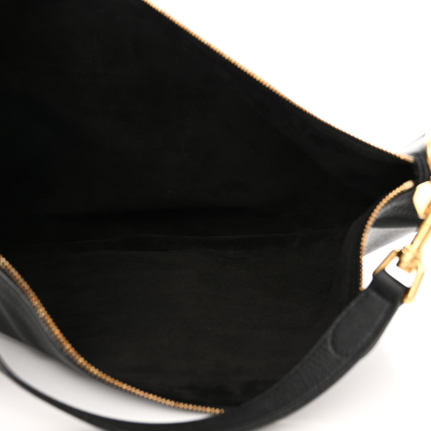 Celine Supple Calfskin Medium Strap Leandre Shoulder Bag Black 5 of 9