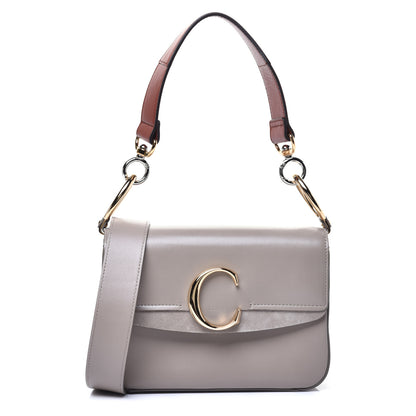 Chloe Calfskin Small C Double Carry Motty Grey 1 of 8