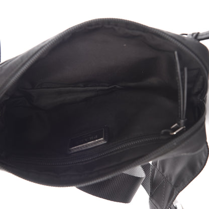 Prada Tessuto Nylon Saffiano Belt Bag Black 5 of 12