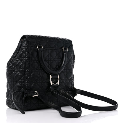 Christian Dior Lambskin Cannage Large Stardust Backpack Black 3 of 12