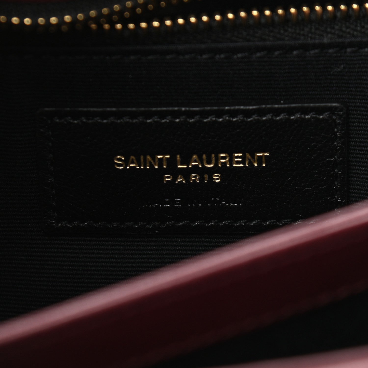 Saint Laurent Calfskin Y Quilted Monogram Toy Loulou Monogram Crossbody Bag Rouge Legion 6 of 10