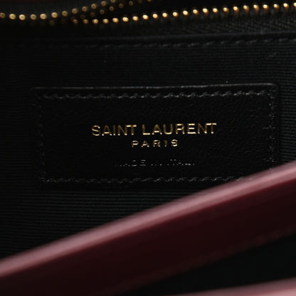 Saint Laurent Calfskin Y Quilted Monogram Toy Loulou Monogram Crossbody Bag Rouge Legion 6 of 10