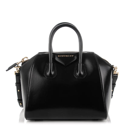 Givenchy Shiny Lord Calfskin Mini Antigona Black 1 of 7
