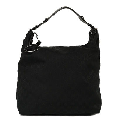 Gucci Monogram Icon Bit Large Hobo Black 1 of 12