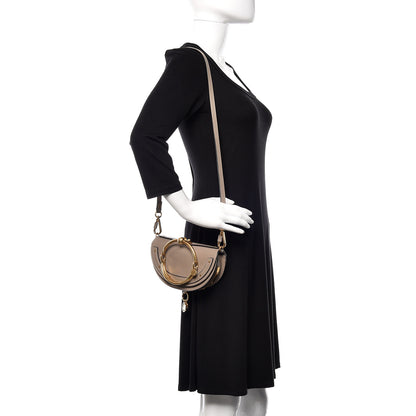 Chloe Calfskin Small Nile Bracelet Minaudiere Bag Motty Grey 2 of 9