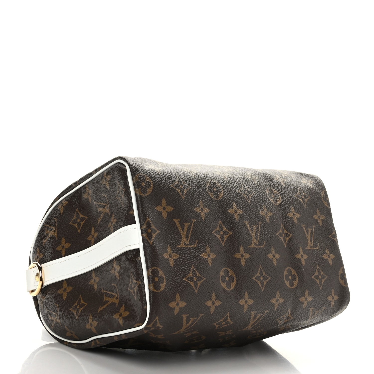 Louis Vuitton Monogram LV Match Speedy Bandouliere 25 White 4 of 10