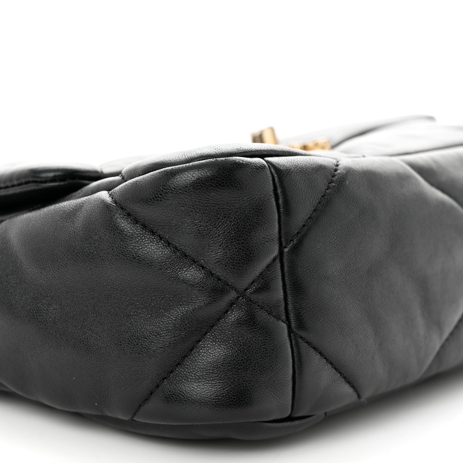 Chanel Lambskin Quilted Medium Chanel 19 Flap Black 9 of 10