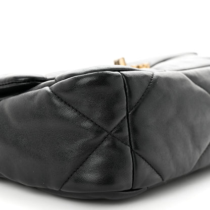 Chanel Lambskin Quilted Medium Chanel 19 Flap Black 9 of 10