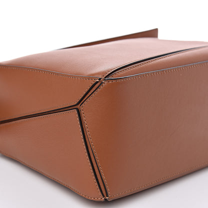 Loewe Calfskin Small Puzzle Bag Tan 8 of 9