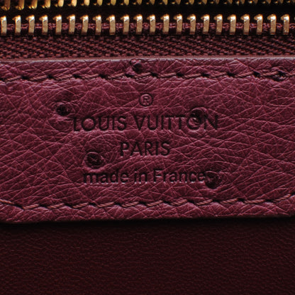 Louis Vuitton Ostrich Alma MM Prune 5 of 7