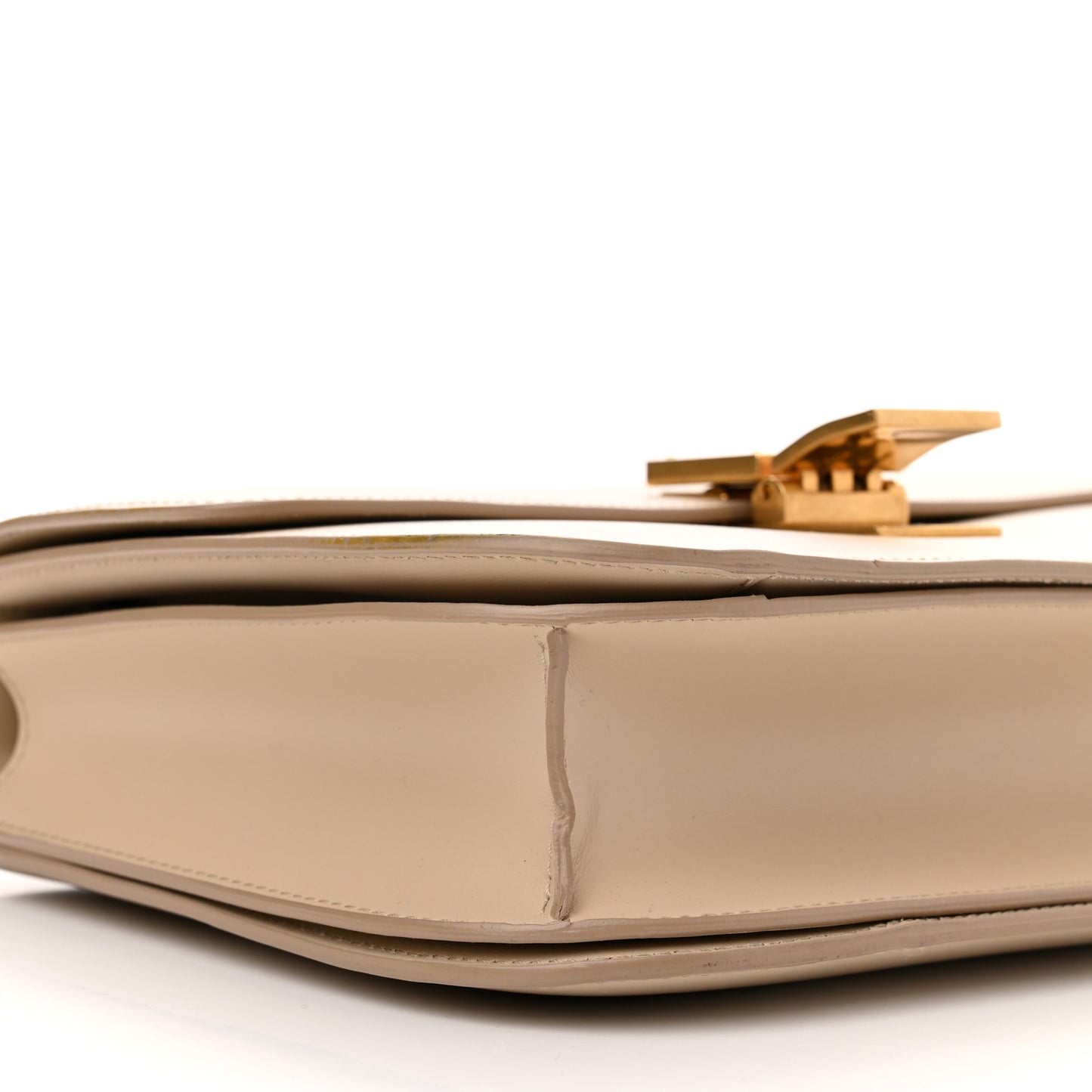 Box Calfskin Medium Classic Box Bag Linen