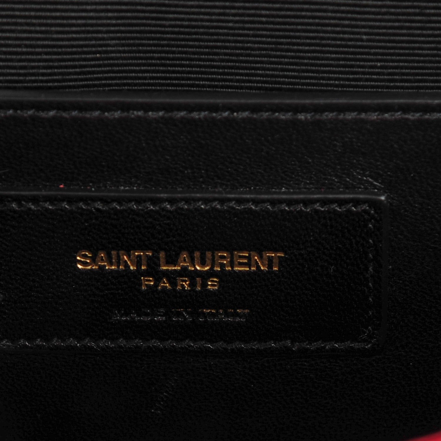 Saint Laurent Grain De Poudre Cassandre Clutch Red 7 of 8