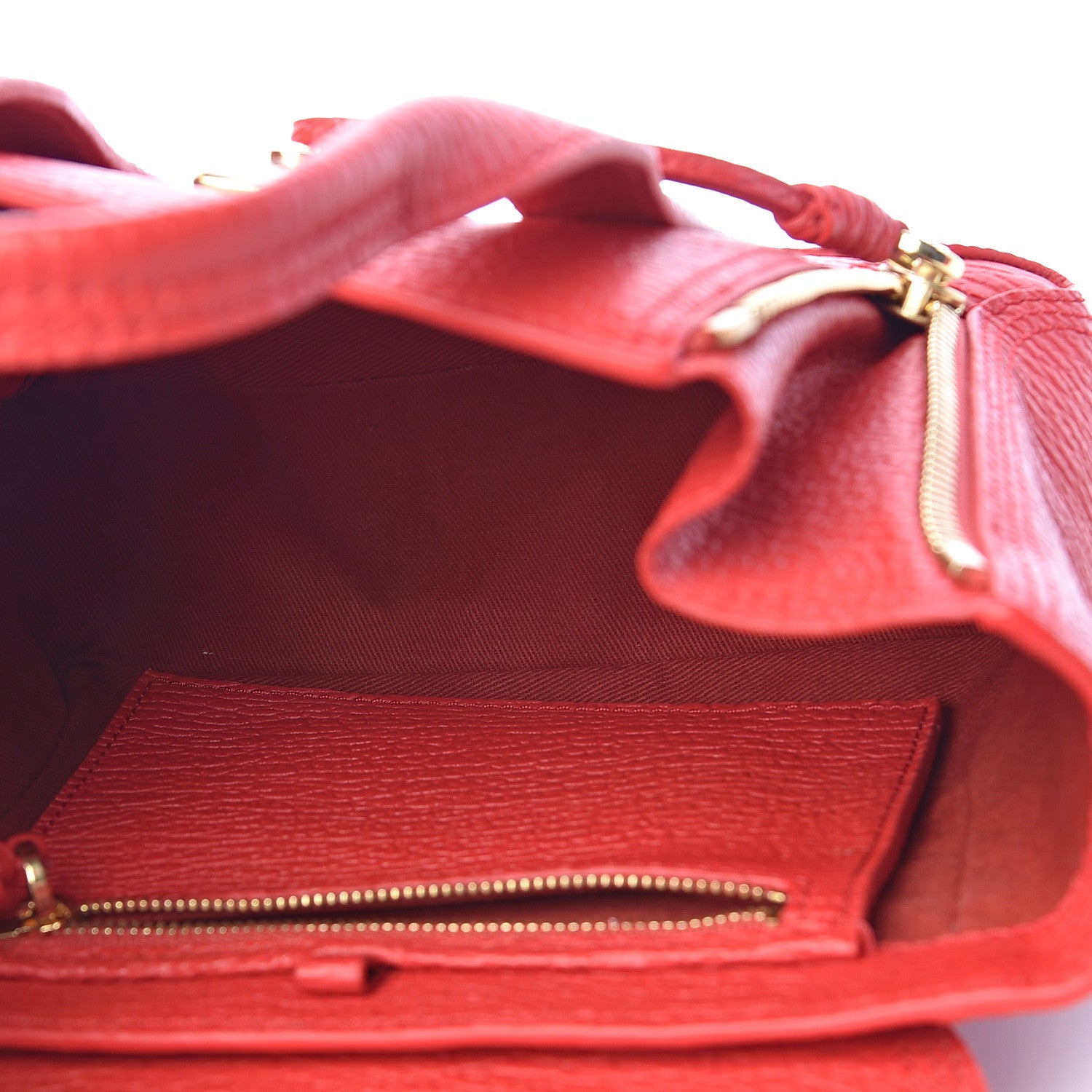 3.1 Phillip Lim 3.1 Textured Calfskin Mini Pashli Satchel Red 5 of 10