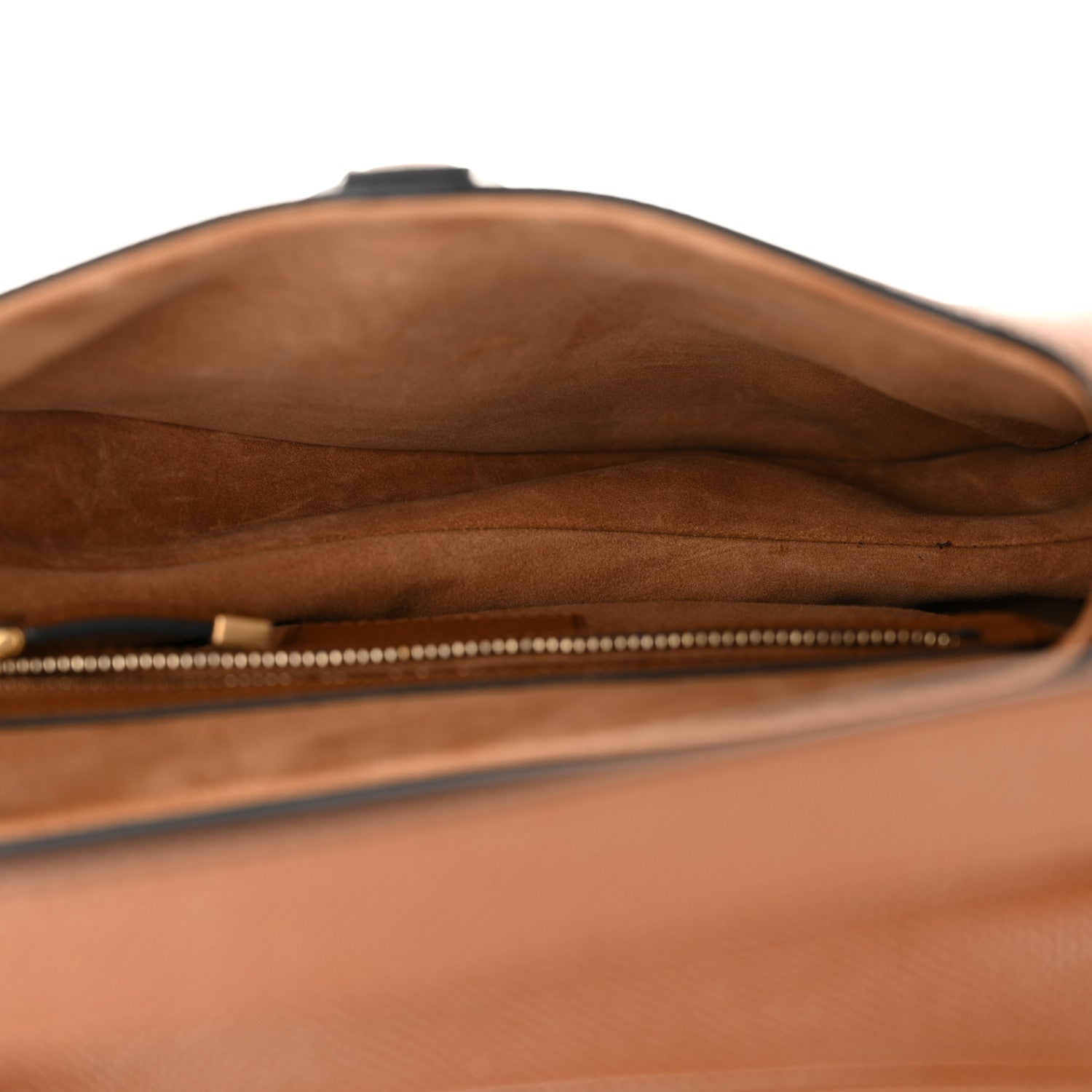 Christian Dior Grained Calfskin Saddle Bag With Strap Camello 5 of 11