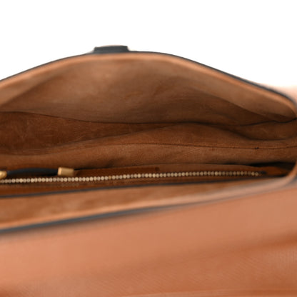 Christian Dior Grained Calfskin Saddle Bag With Strap Camello 5 of 11