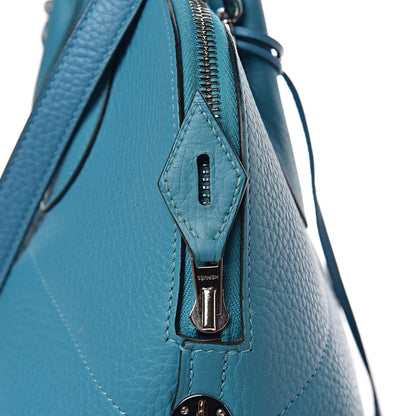 Hermes Taurillon Clemence Bolide 35 Turquoise 15 of 15