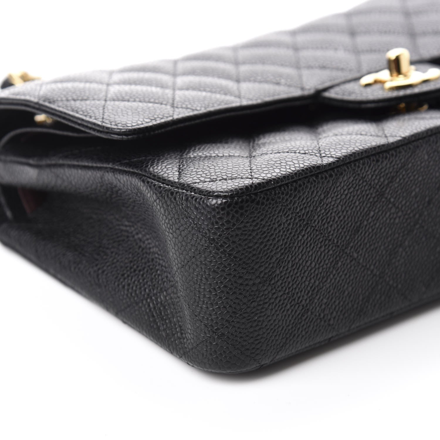 Chanel Caviar Quilted Medium Double Flap Black 6 of 11