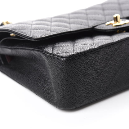 Chanel Caviar Quilted Medium Double Flap Black 6 of 11