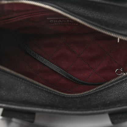 Chanel Caviar Quilted Small Deauville Bowling Bag Black 5 of 13