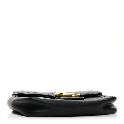 Gucci Calfskin Matelasse Super Mini GG Marmont Shoulder Bag Black 7 of 21