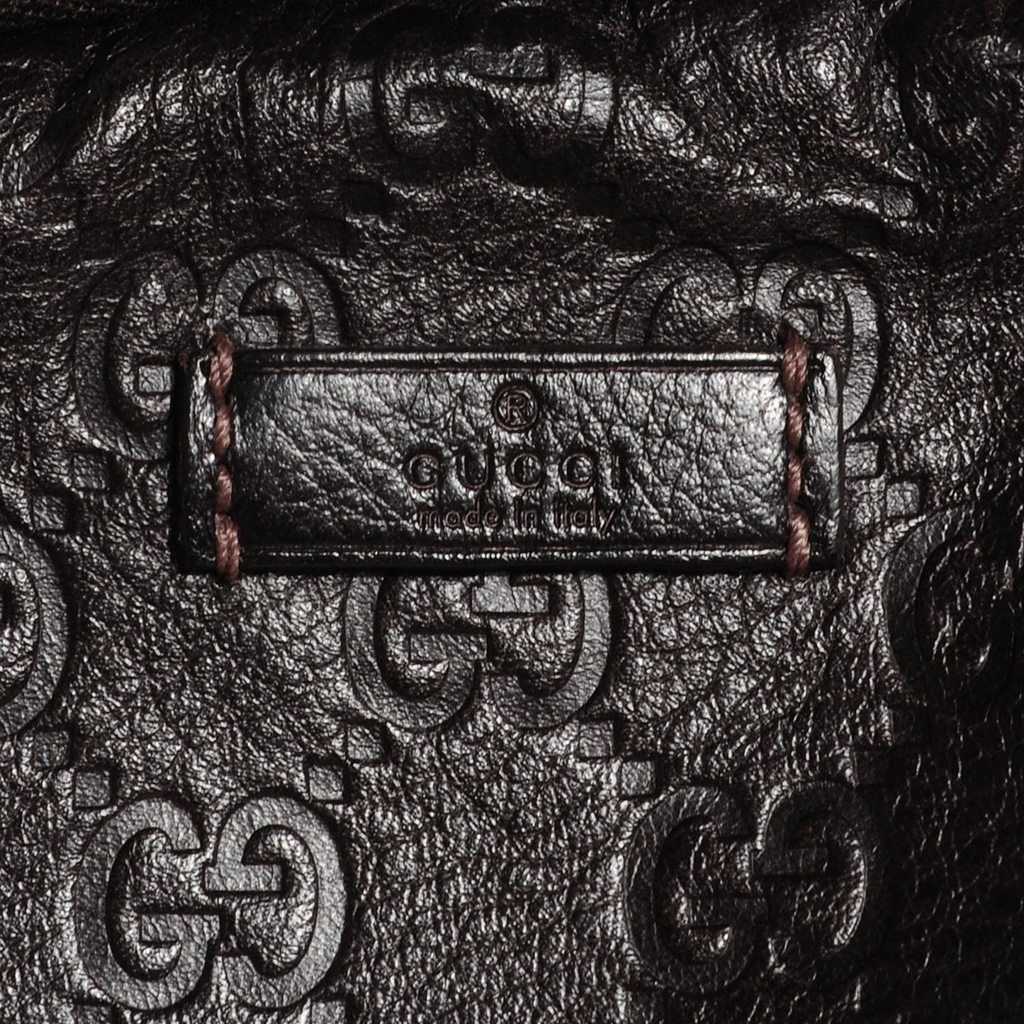Guccissima Belt Bag Chocolate