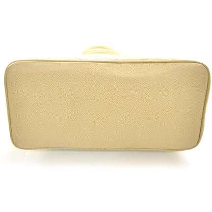 Chanel Caviar Quilted Medallion Tote Beige 4 of 9