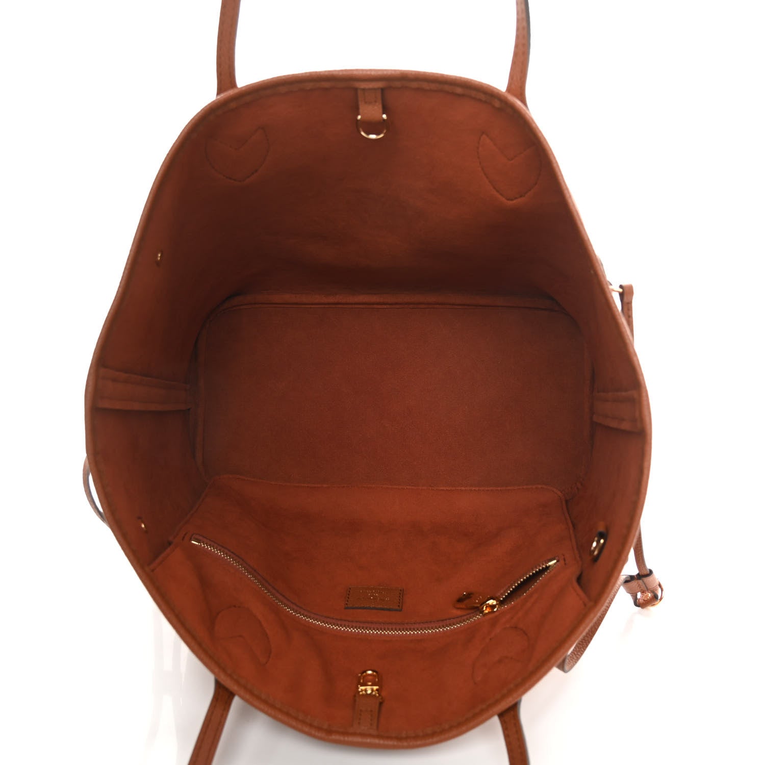 Louis Vuitton Empreinte Monogram Giant Neverfull MM Cognac 6 of 10