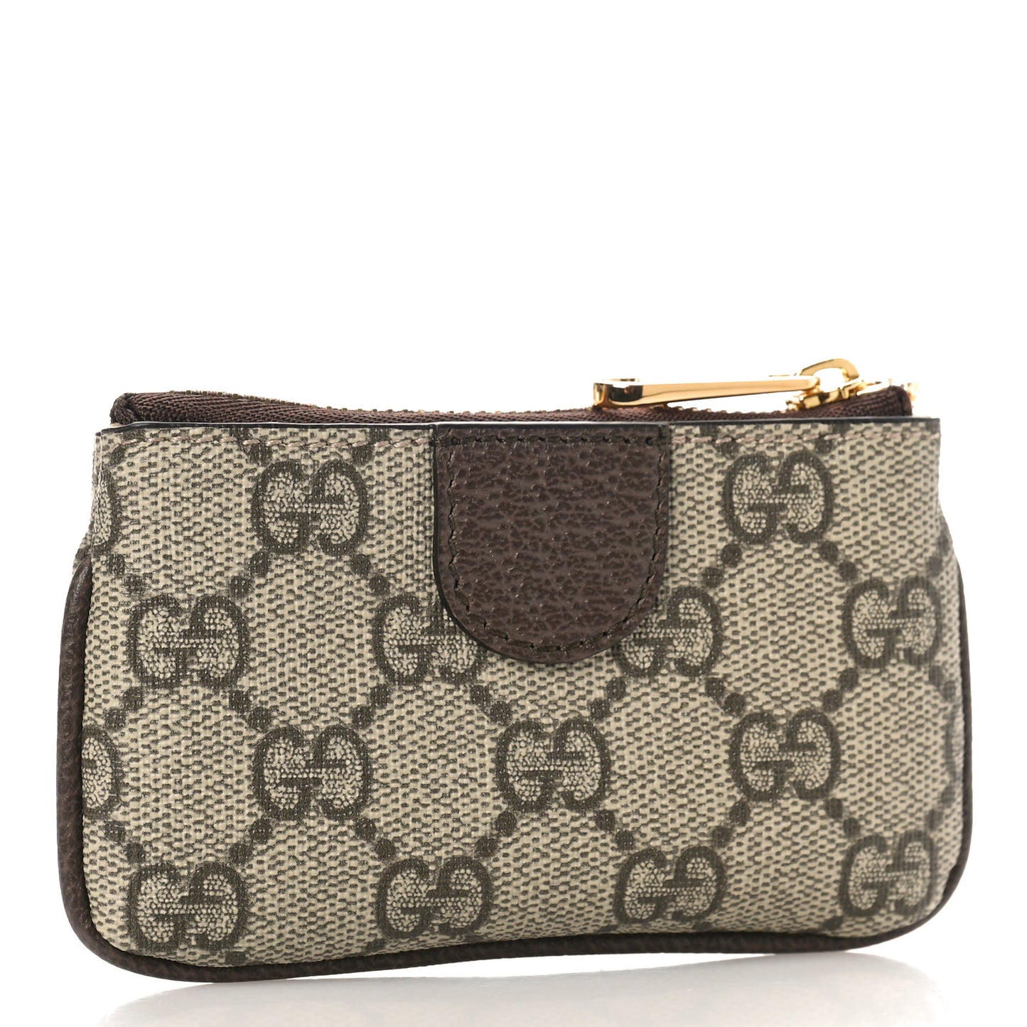 GG Supreme Monogram Web Ophidia Key Case Beige New Acero