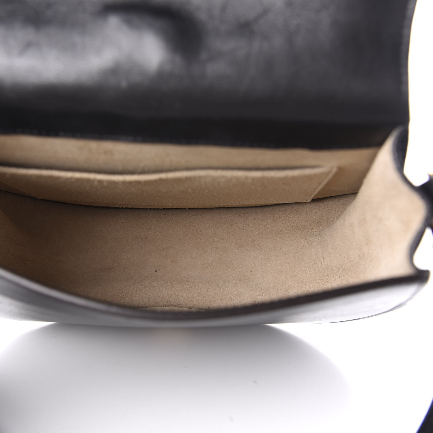 Chloe Calfskin Suede Medium Nile Bracelet Bag Black 5 of 12