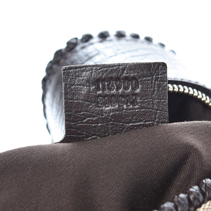 Gucci Monogram Large Horsebit Chain Hobo Dark Brown 7 of 7