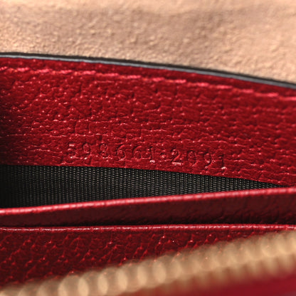 Gucci GG Supreme Monogram Web Flora Mini Ophidia Round Backpack Red 7 of 10