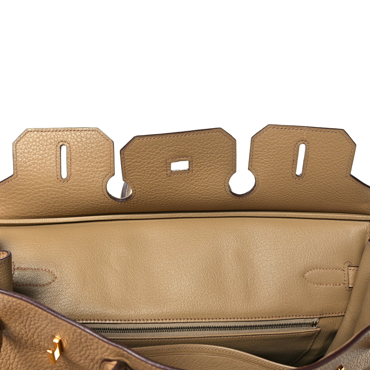 Taurillon Clemence Birkin 35 Tabac Camel