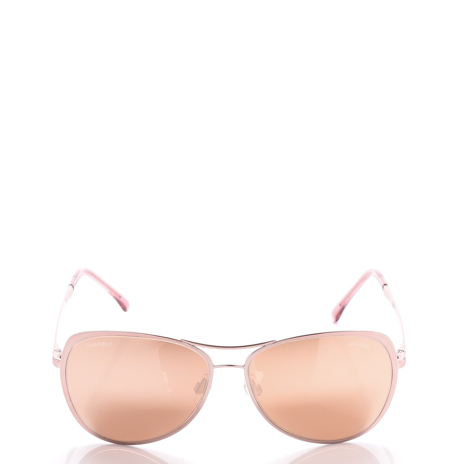 Chanel 18K Pilot Summer Sunglasses 4223 Pink Gold 2 of 8