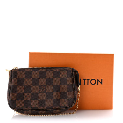 Louis Vuitton Damier Ebene Mini Pochette Accessories 8 of 8