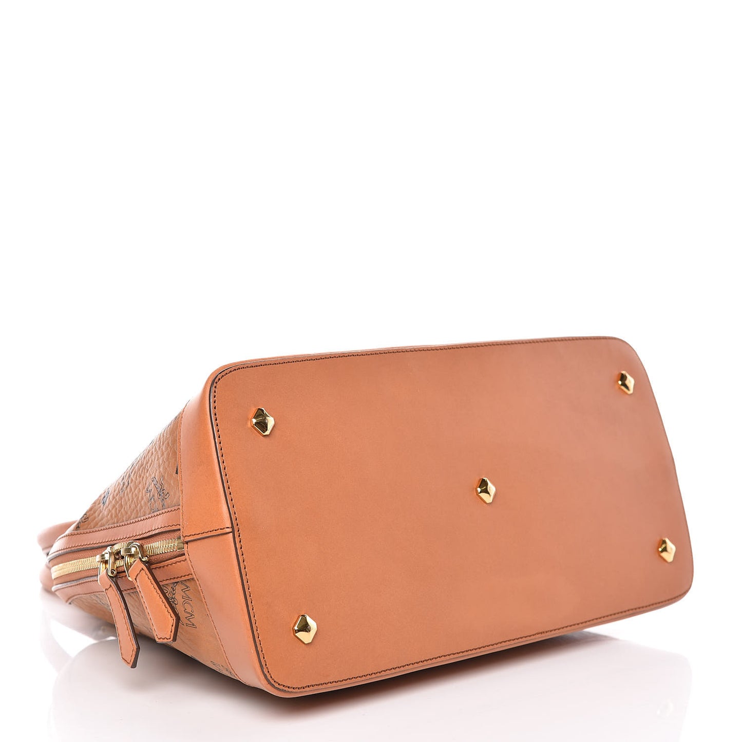 Visetos Heritage Bowler Bag Cognac