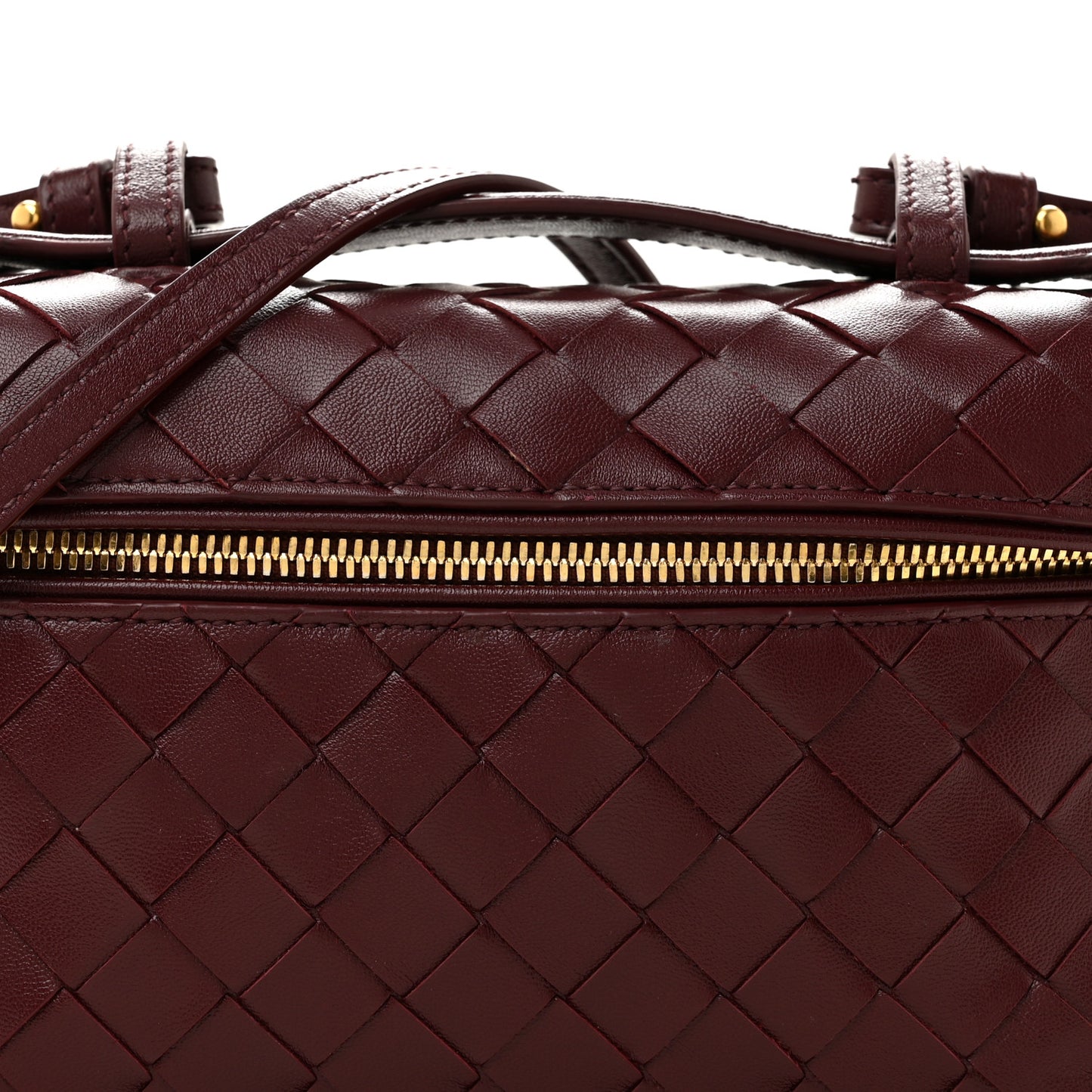 Nappa Intrecciato Bang Bang Vanity Case Barolo