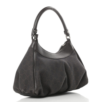 Gucci Monogram D Ring Hobo Dark Brown 3 of 12