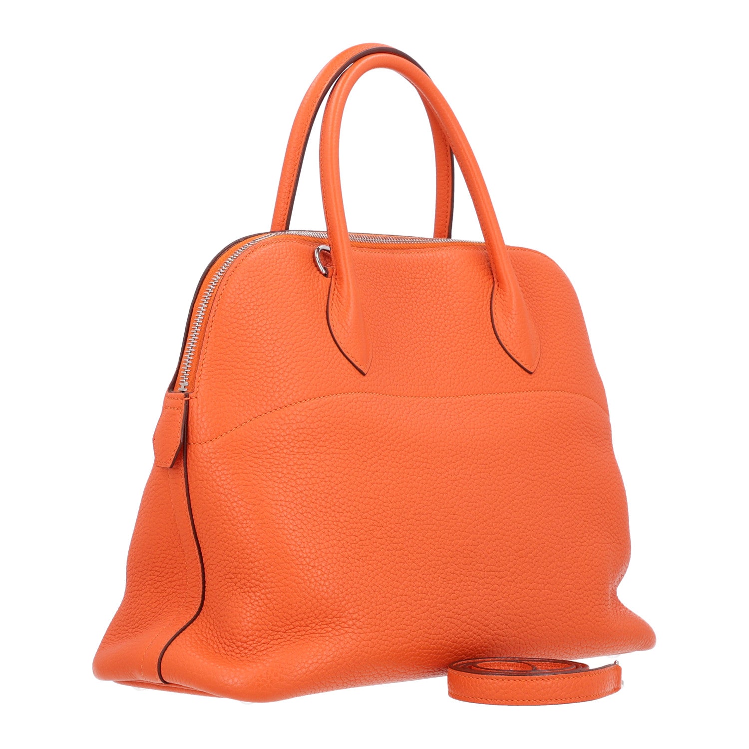 Hermes Taurillon Clemence Bolide 35 Orange 3 of 10