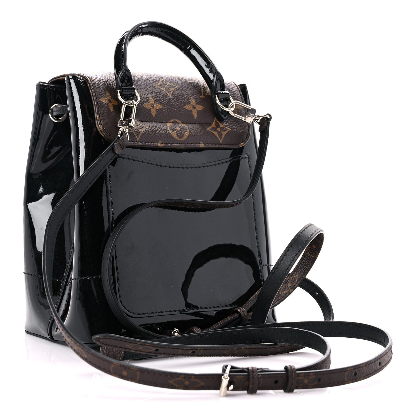 Patent Monogram Hot Springs Backpack Black