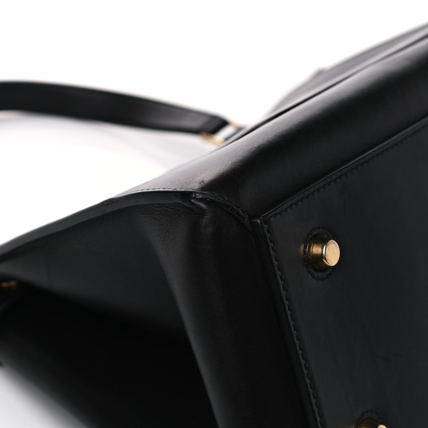 Celine Supple Calfskin Medium Edge Shoulder Bag Navy Blue 11 of 20