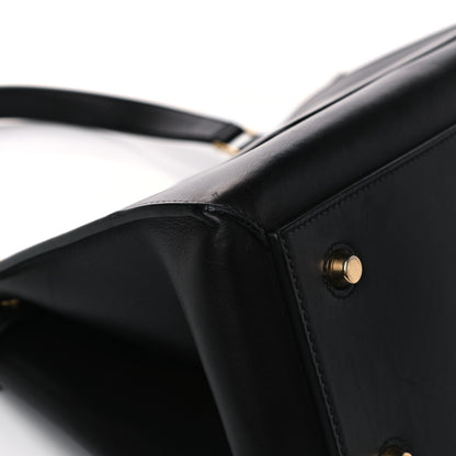 Celine Supple Calfskin Medium Edge Shoulder Bag Navy Blue 11 of 20