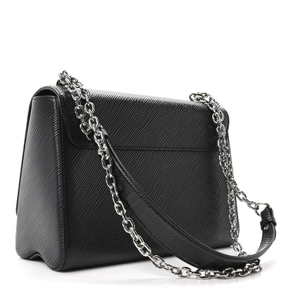Louis Vuitton Epi Twist Shoulder Bag MM Black 4 of 10