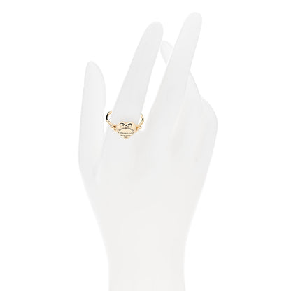 Tiffany 18K Yellow Gold Return to Tiffany Full Heart Ring 58 8.5 2 of 6