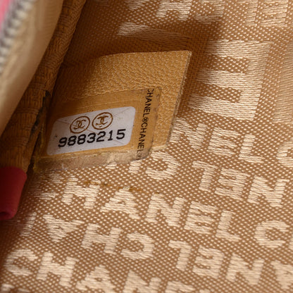 Chanel Lambskin Precious Symbols Pochette Coral 7 of 8