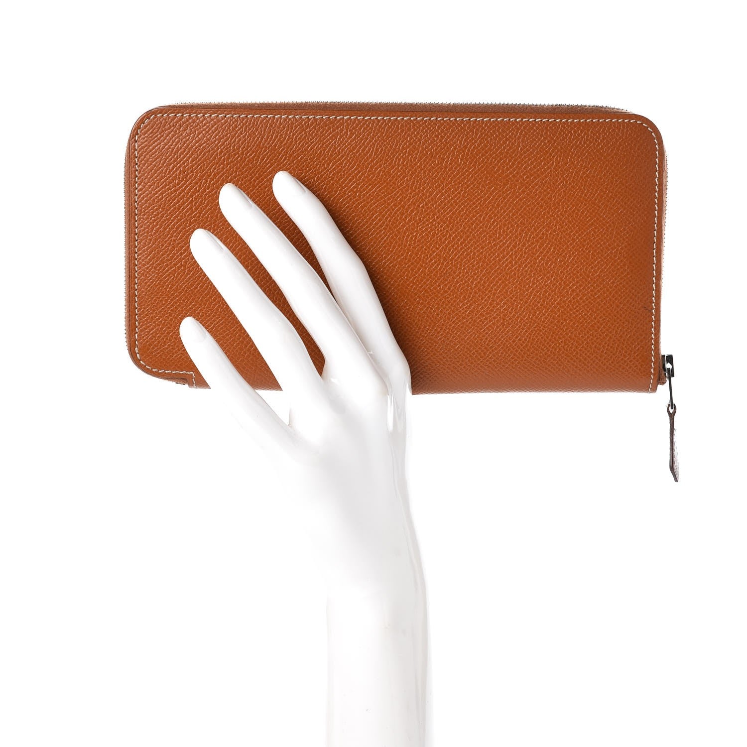 Hermes Epsom Silk'In Wallet Gold 2 of 9