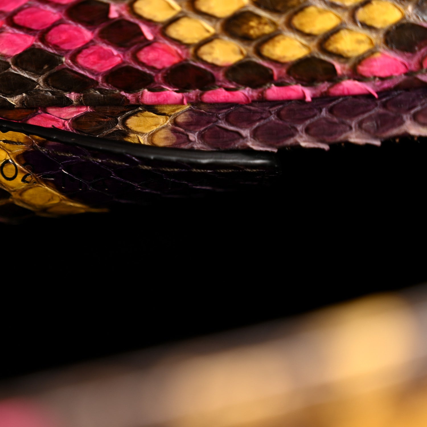 Christian Dior Snakeskin Medium Lady Dior Multicolor 7 of 13