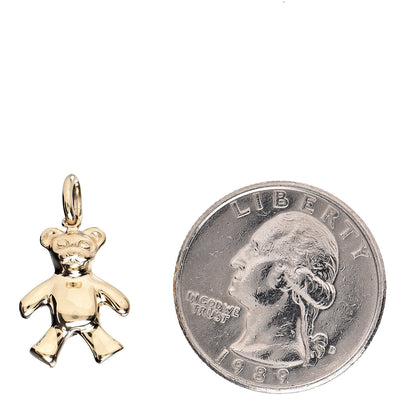 Tiffany 18K Yellow Gold Teddy Bear Charm 2 of 3