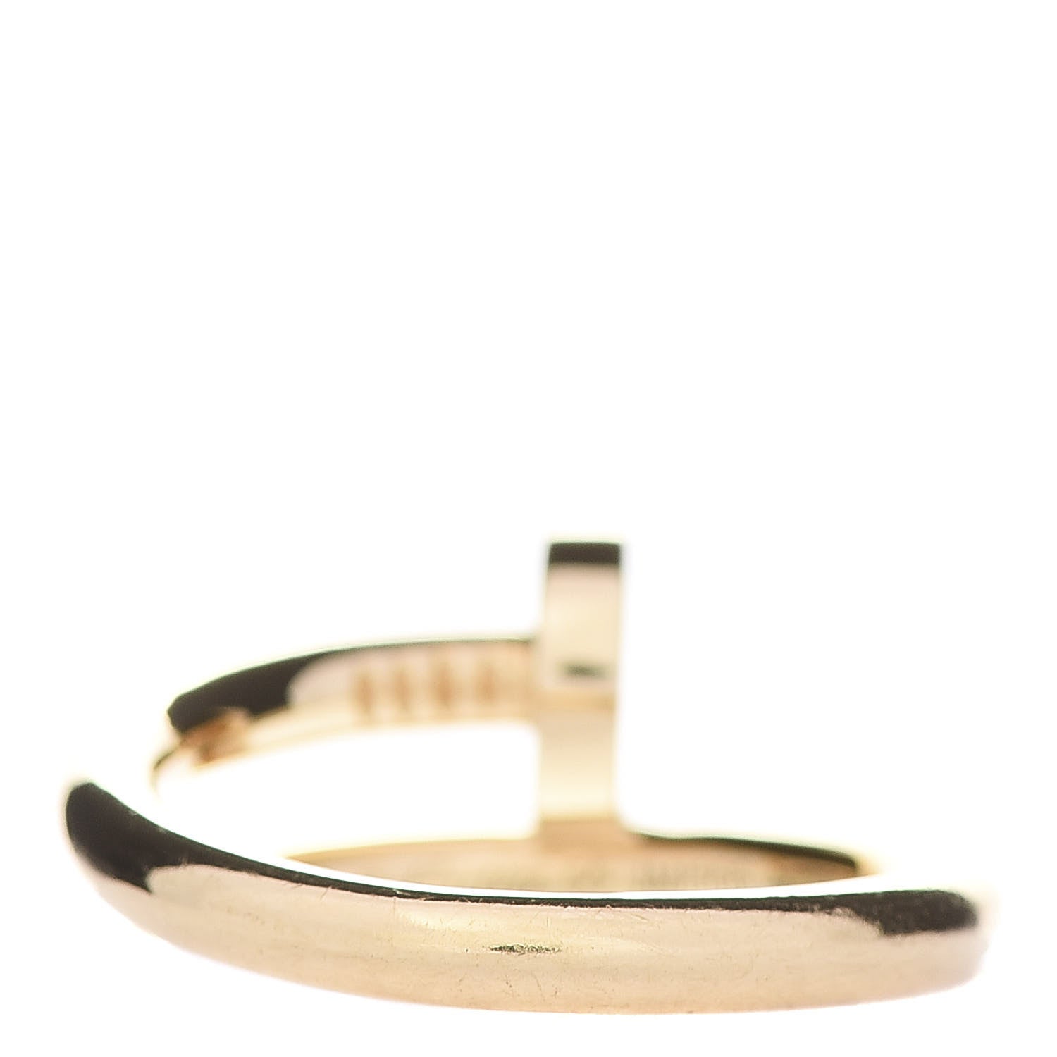 Cartier 18K Yellow Gold Juste Un Clou Ring 55 7.25 3 of 5